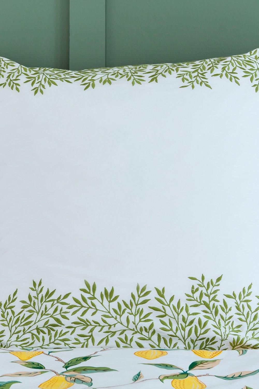 Morris & Co Lemon Tree' Square Pillowcase