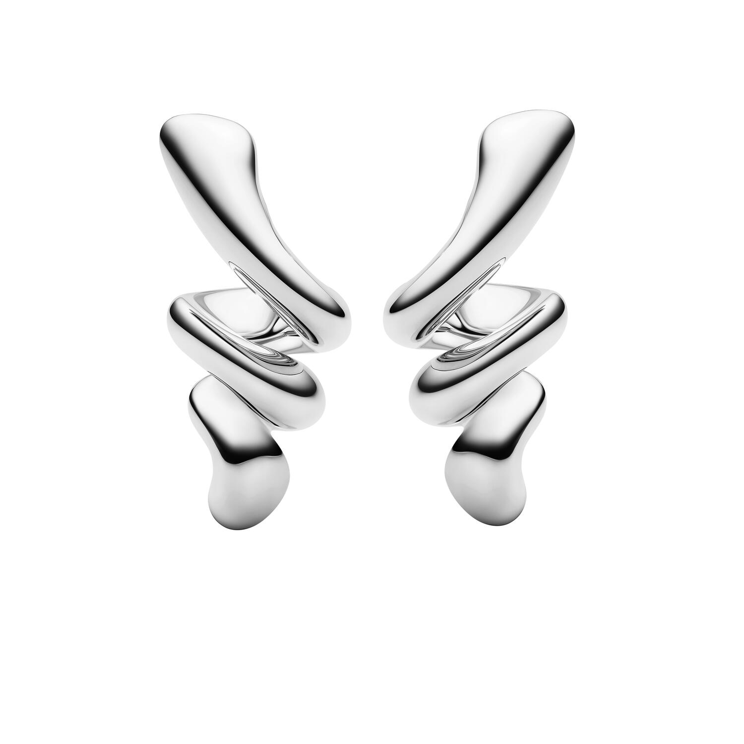 Coil Earrings Small, sølv