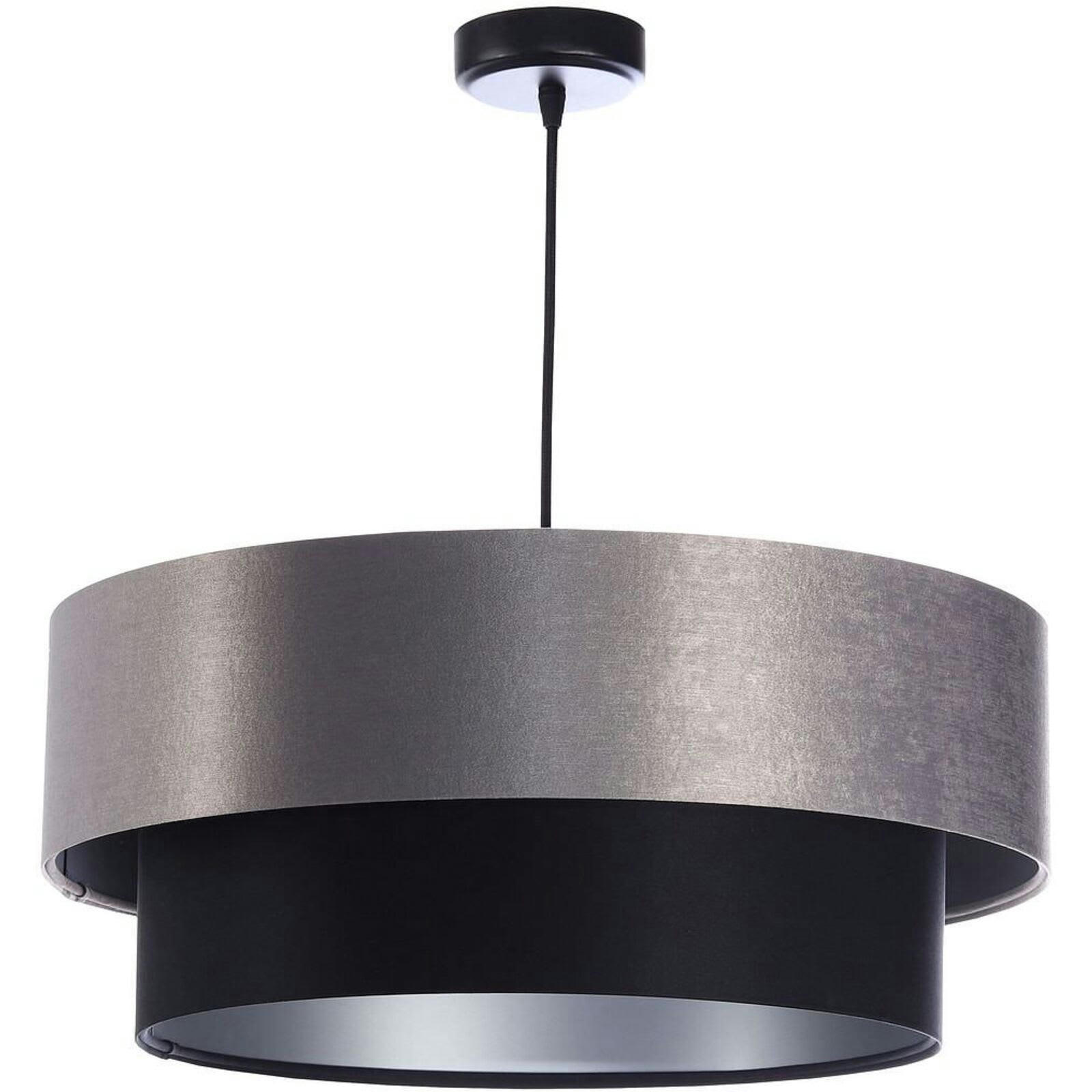 DUO - Suspension Tissu Argent