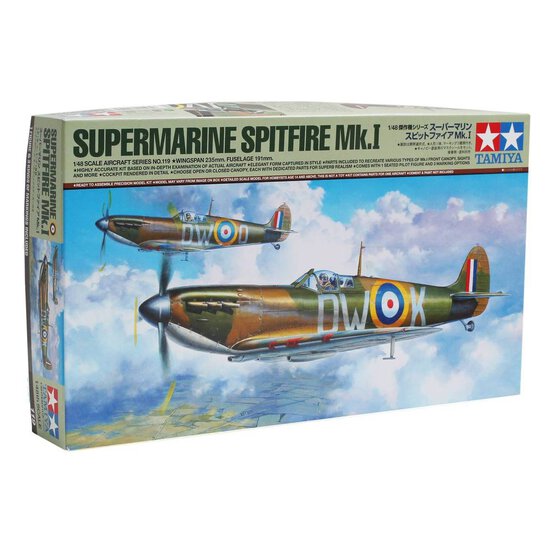 Tamiya Supermarine Spitfire Mk.I Model Kit 1:48