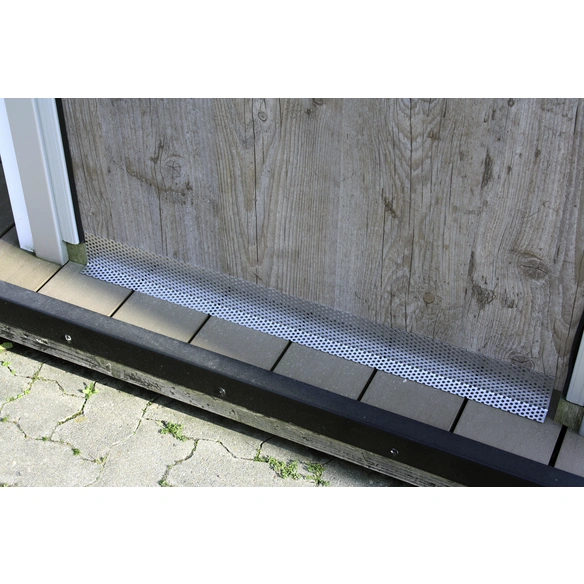 Lochblechprofil, BxL: 70 x 1000 mm, Aluminium, natur