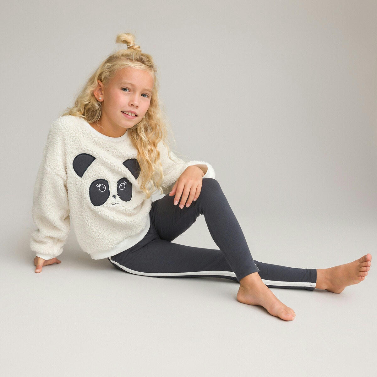 Pyjama brodé tête de panda