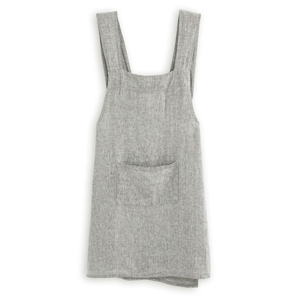 Tablier japonais lin lavé chambray, Victorine