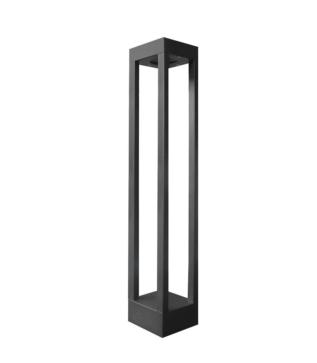 LIAM - Borne extérieure en aluminium noir h.60 cm