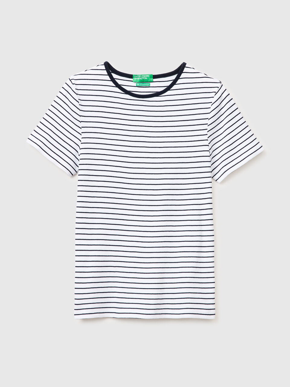 Crew neck striped t-shirt