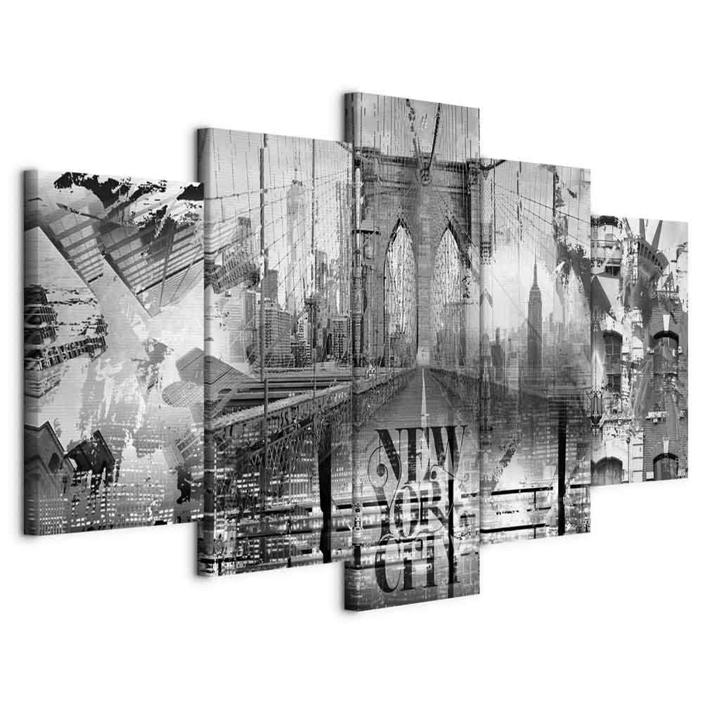 Obraz NYC Collage 100 x 50 cm