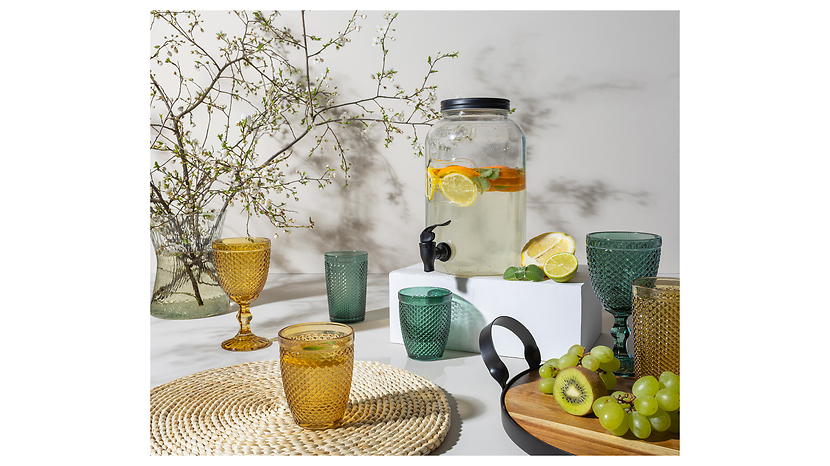 Szklanka do wody Alexis 260 ml Amber żółta