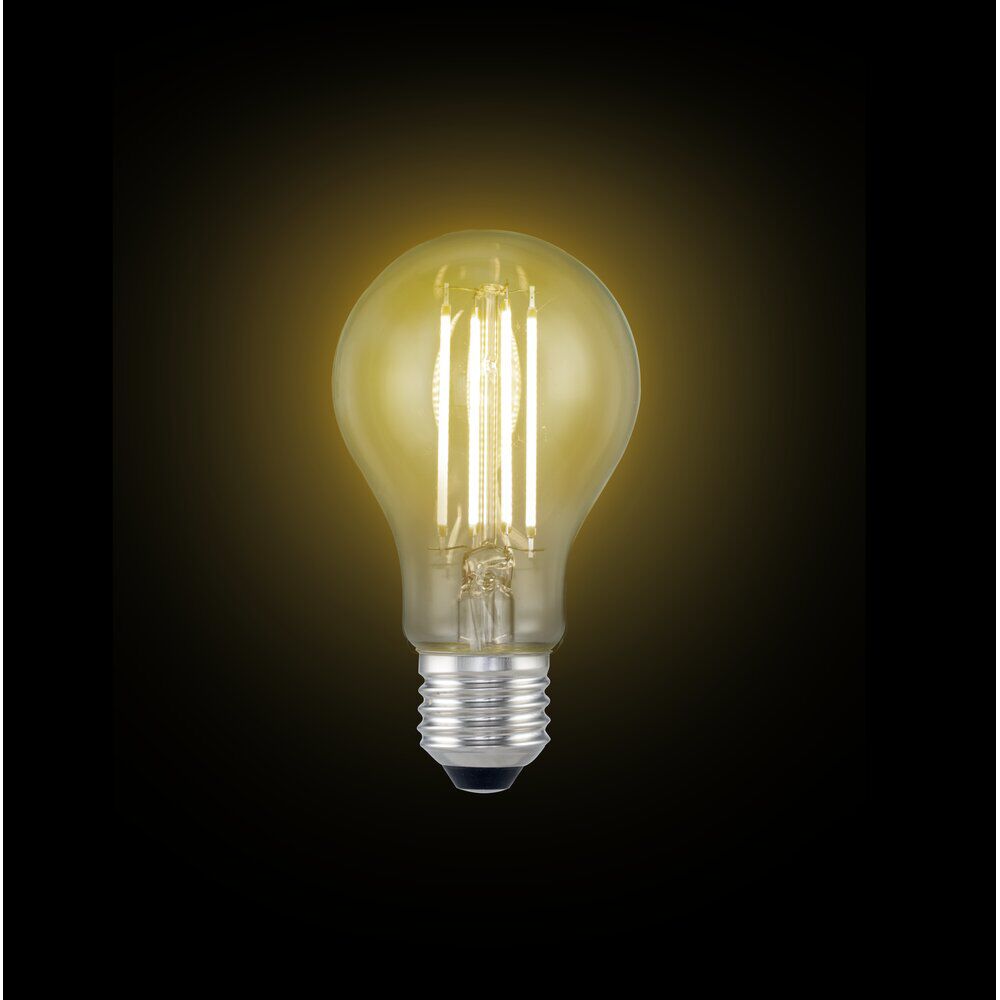 Ampoule LED E27 x3 blanc chaud 6,5W=60W 806lms classe E
