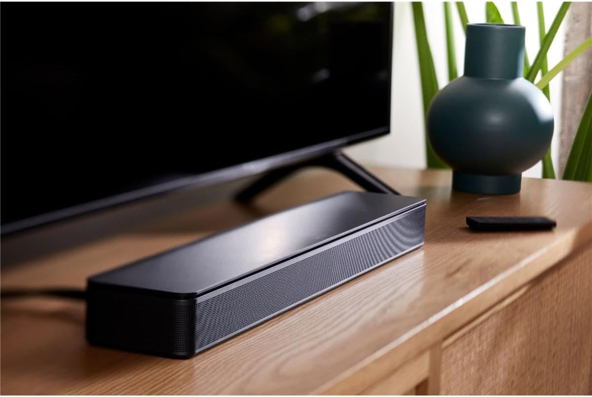 Bose TV Speaker - Soundbar for TV with Bluetooth and HDMI-ARC Connectivity  All-in-One Compact Soundbar  Includes Remote Control  Black