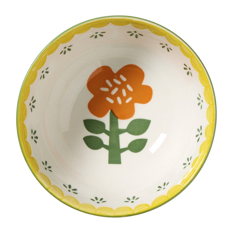 Schaaltje bloem klein - roze - &Oslash;12.1x5.8 cm