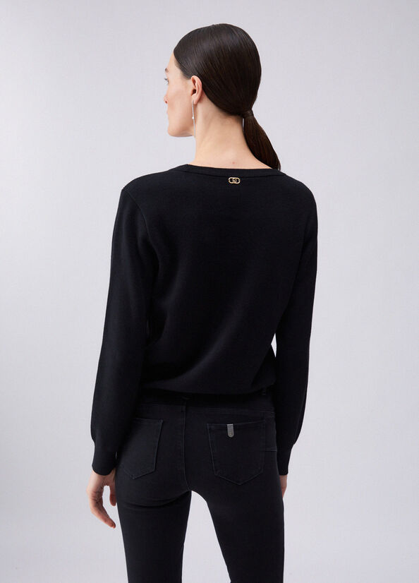 Maglia con perline