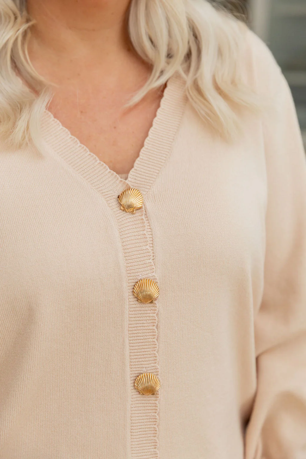 Vada Knit in Champagne