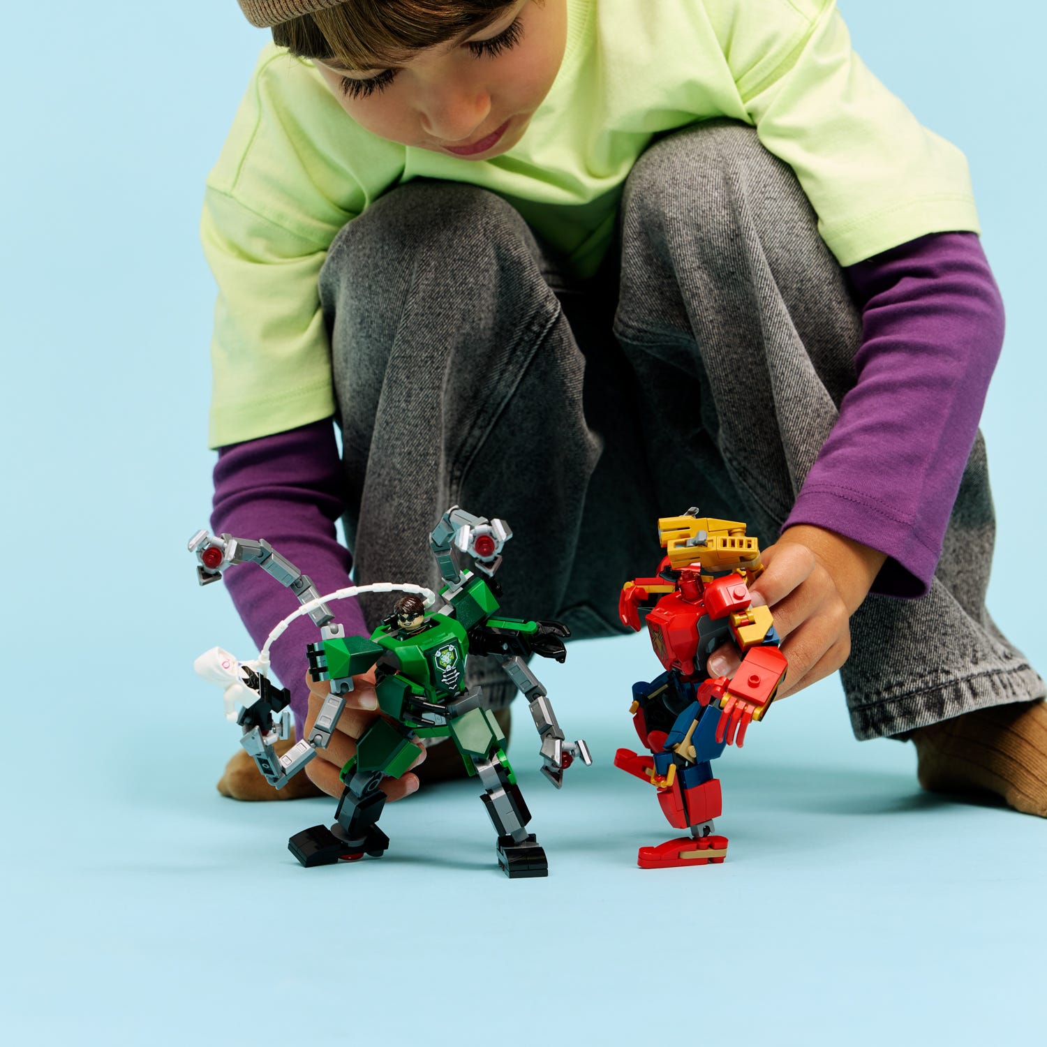 Battaglia Mech Spiderman vs Dock Ock Lego Marvel