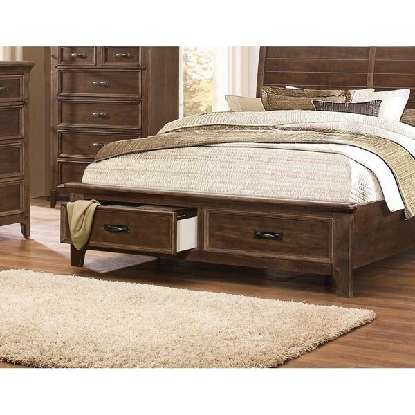 Ives Traditional Antique Mink 4-piece Bedroom Set