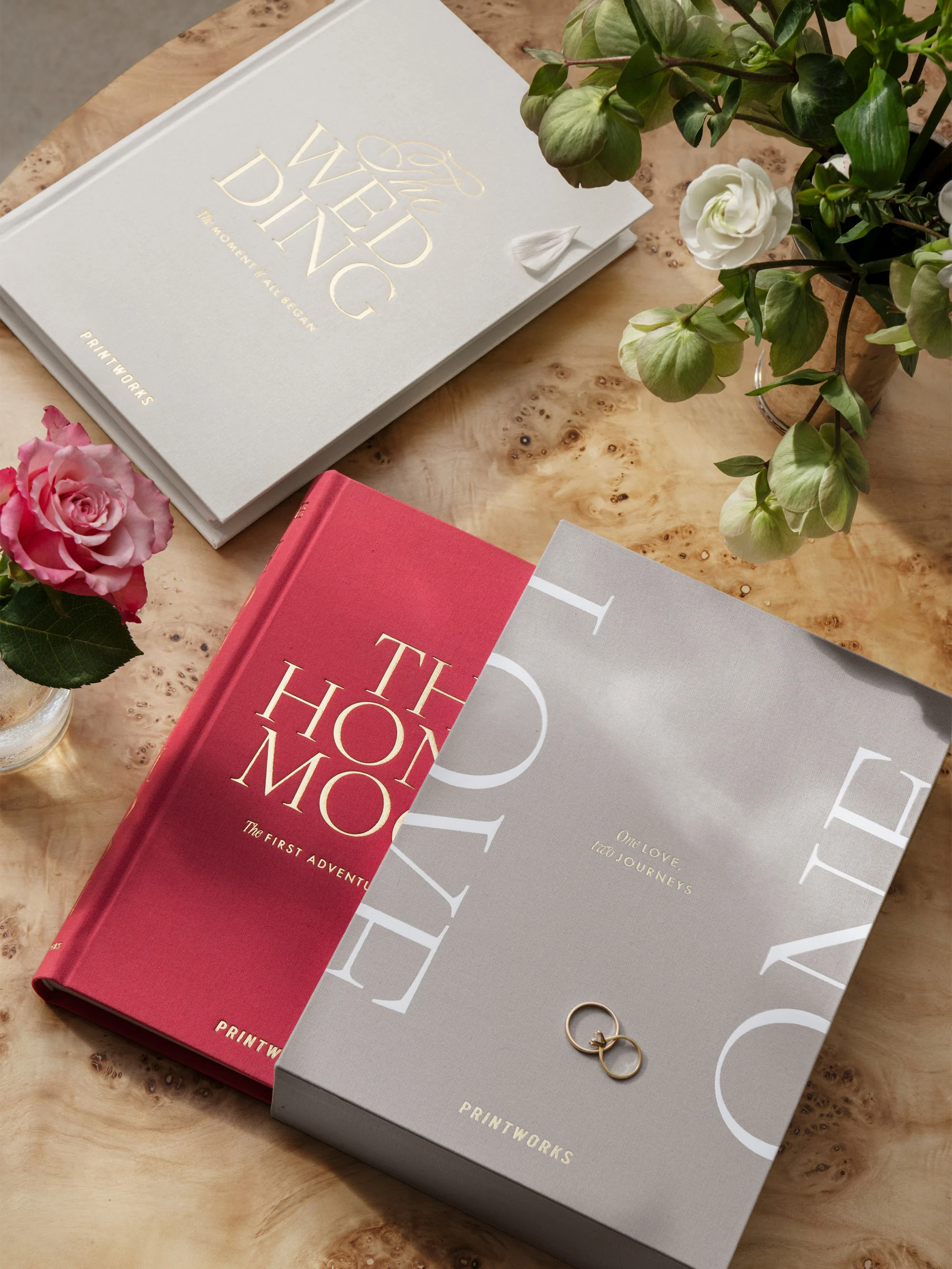 Hochzeits-Fotobücher One Love, 2er-Set