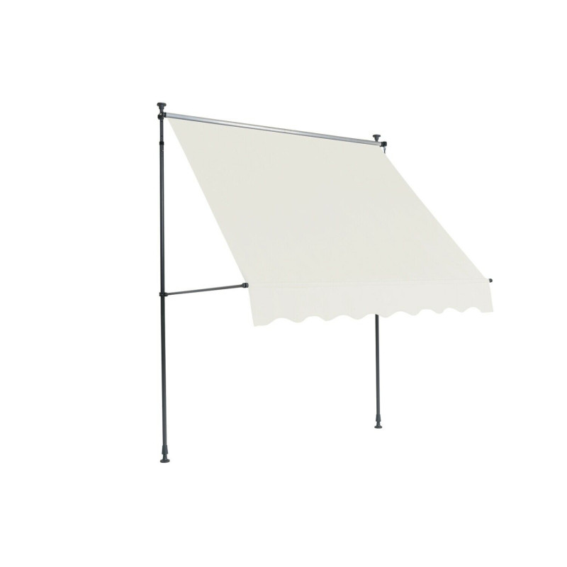 Store banne sur pieds Suva écru 250 x 130 cm
