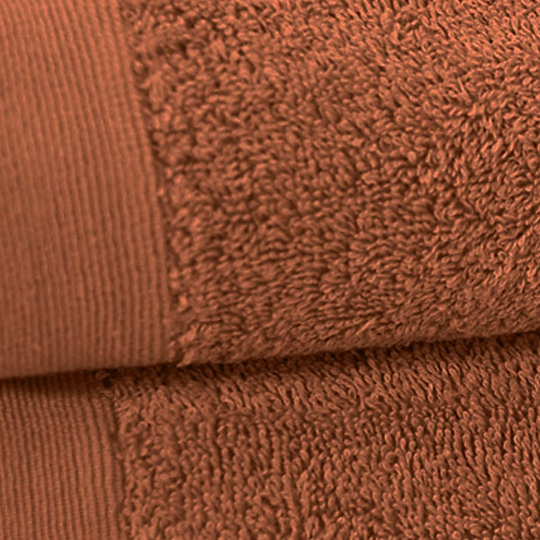 Lot de 2 serviettes de toilette 500 g/m² Auburn 50x90 cm STUDIO