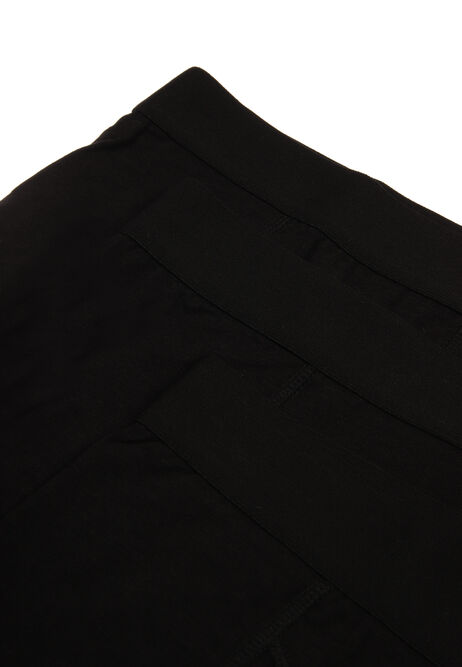 Mens 3pk Black Bamboo Keyhole Trunks