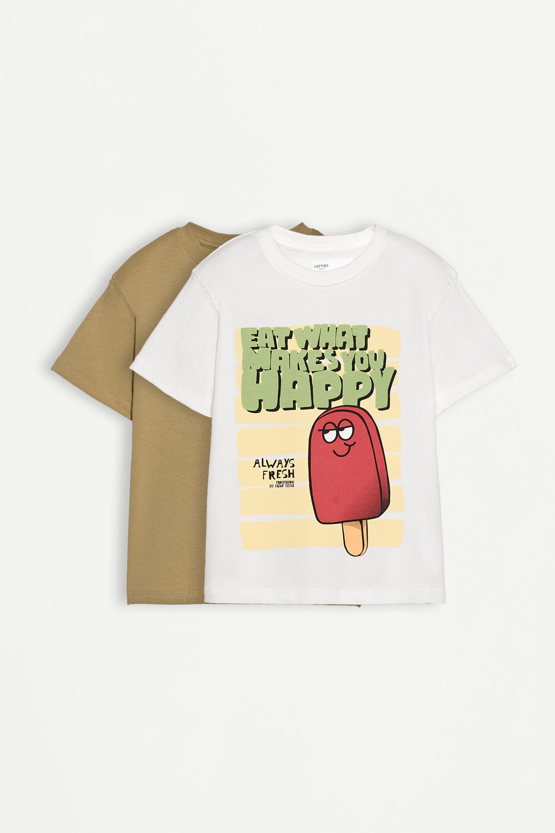 Pack 2 camisetas combinadas