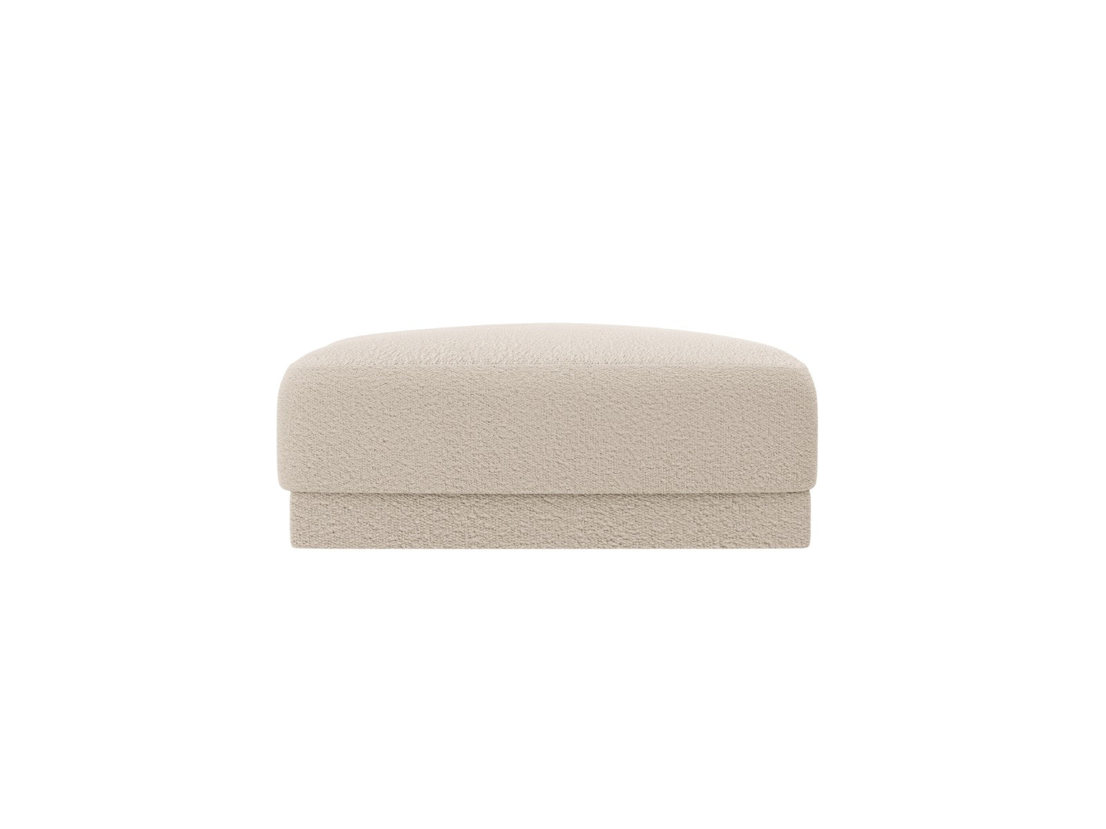 Micadoni Poef Miley boucle beige - 90x90x40cm
