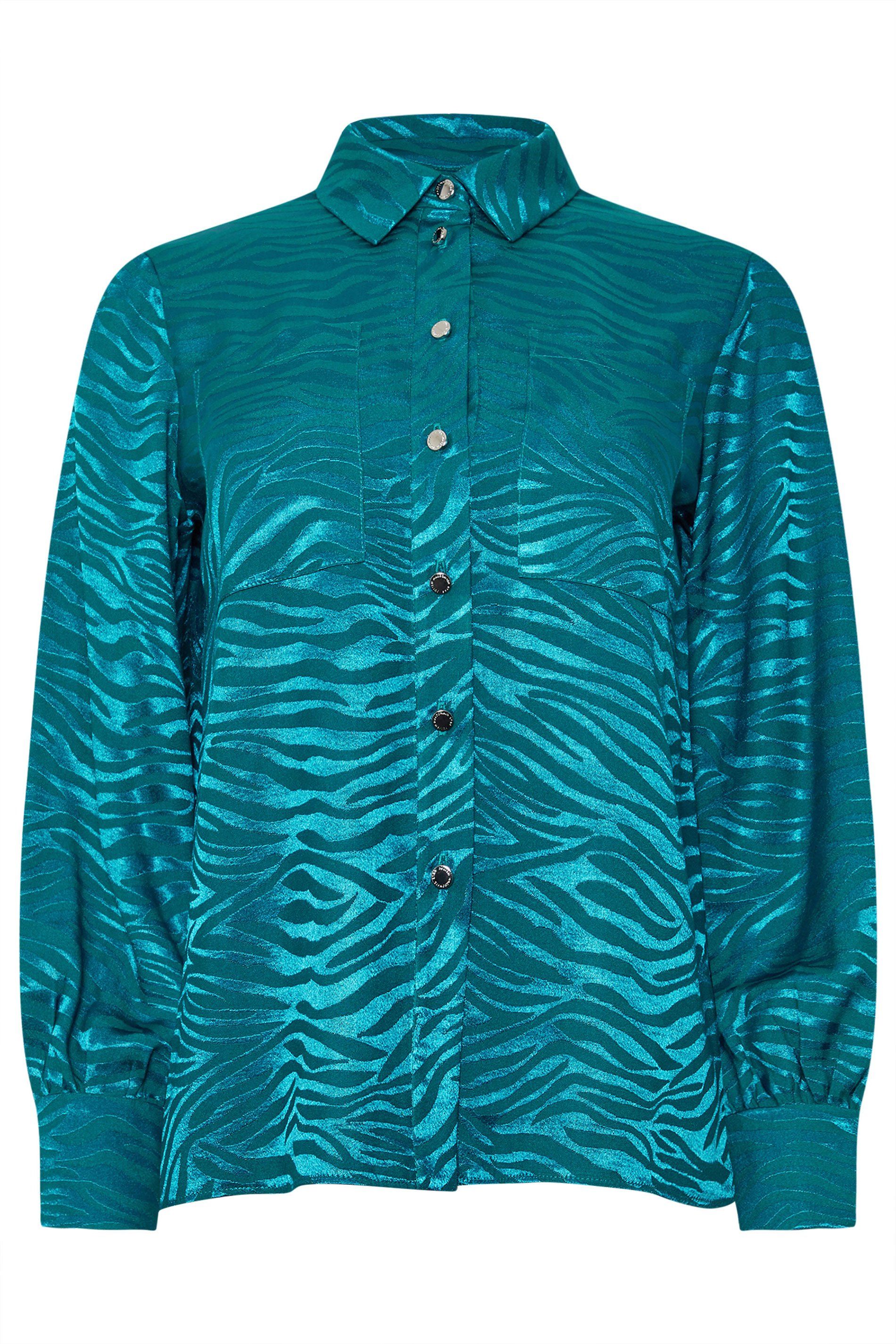 Star by Julien Macdonald Animal Print Satin Jacquard Shirt