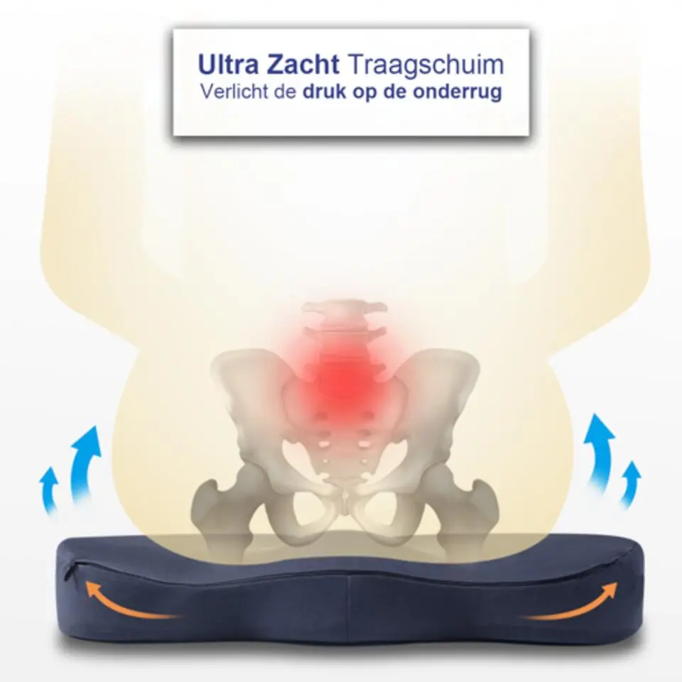 Sleeptight - Ergonomisch Zitkussen - Stuitkussen