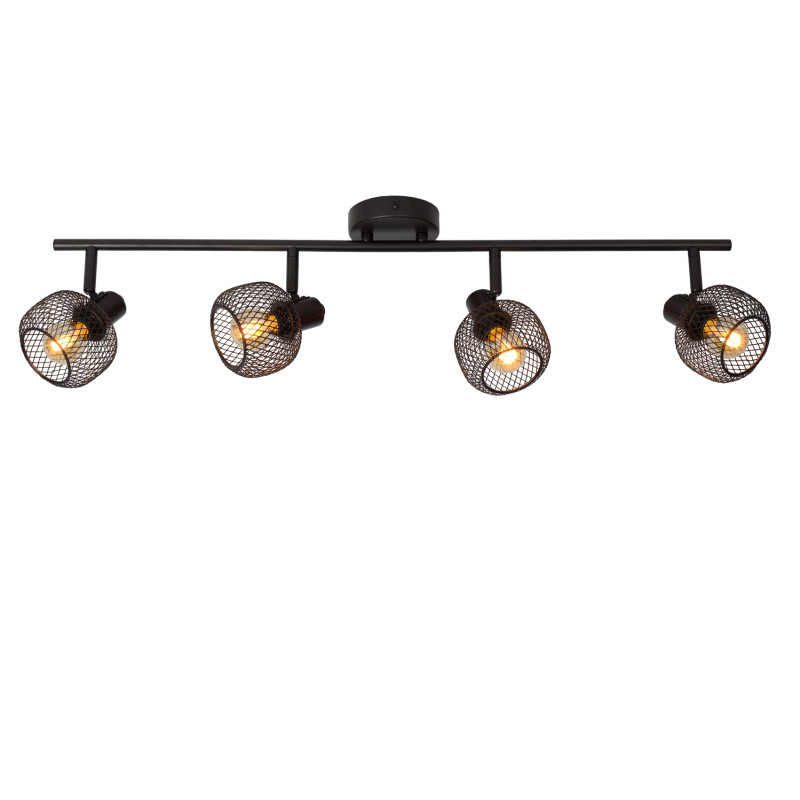 Spot Maren noir E14 4 x 40 W LUCIDE