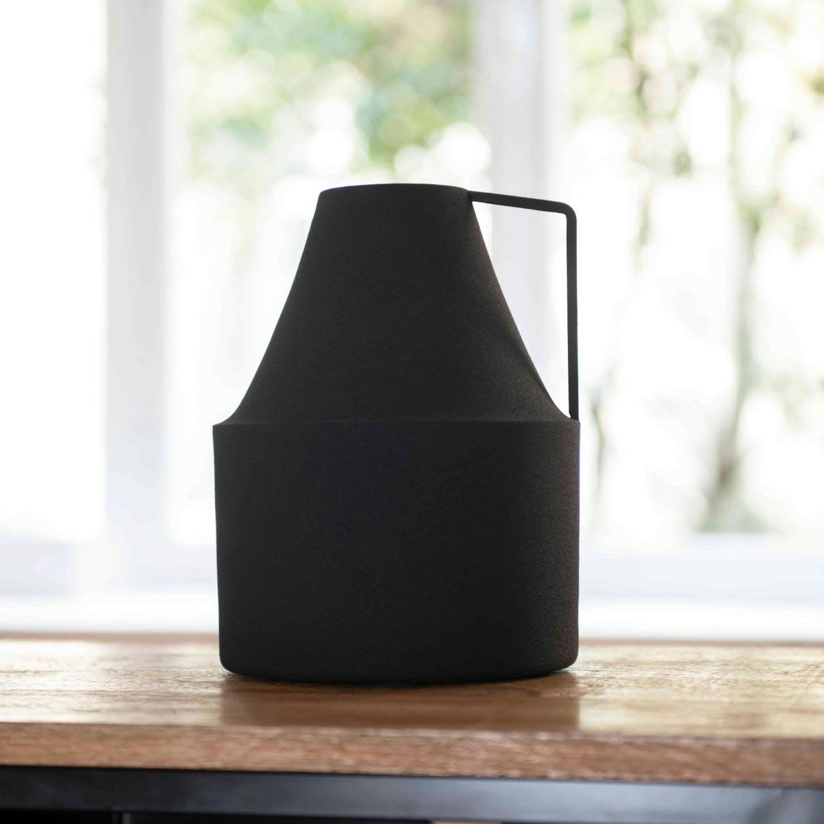 - Vase façon petit pot à lait métal