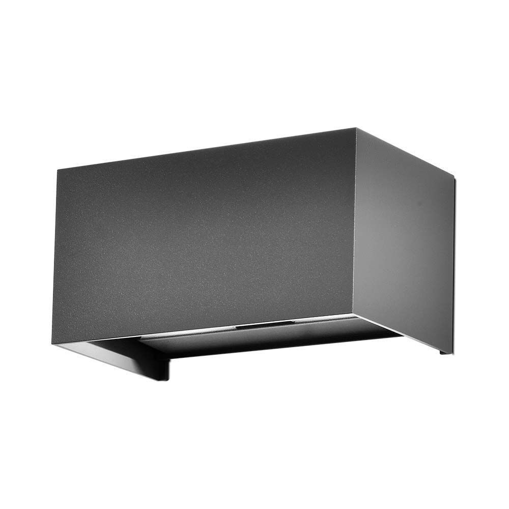 Kinkiet zewnętrzny VT-8125 3000K szary LED 2x24W 2720lm IP65 V-TAC