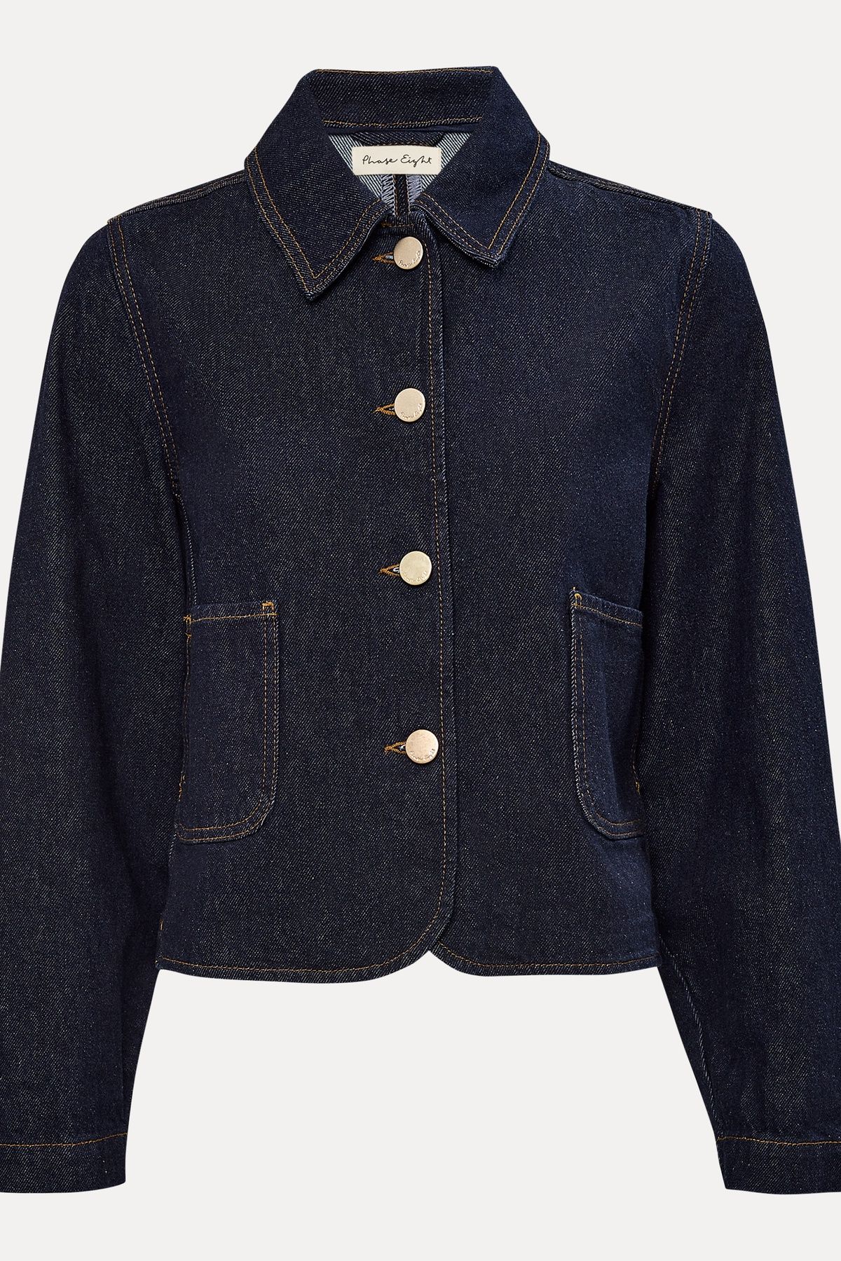 Phase Eight Indira Button Front Denim Jacket