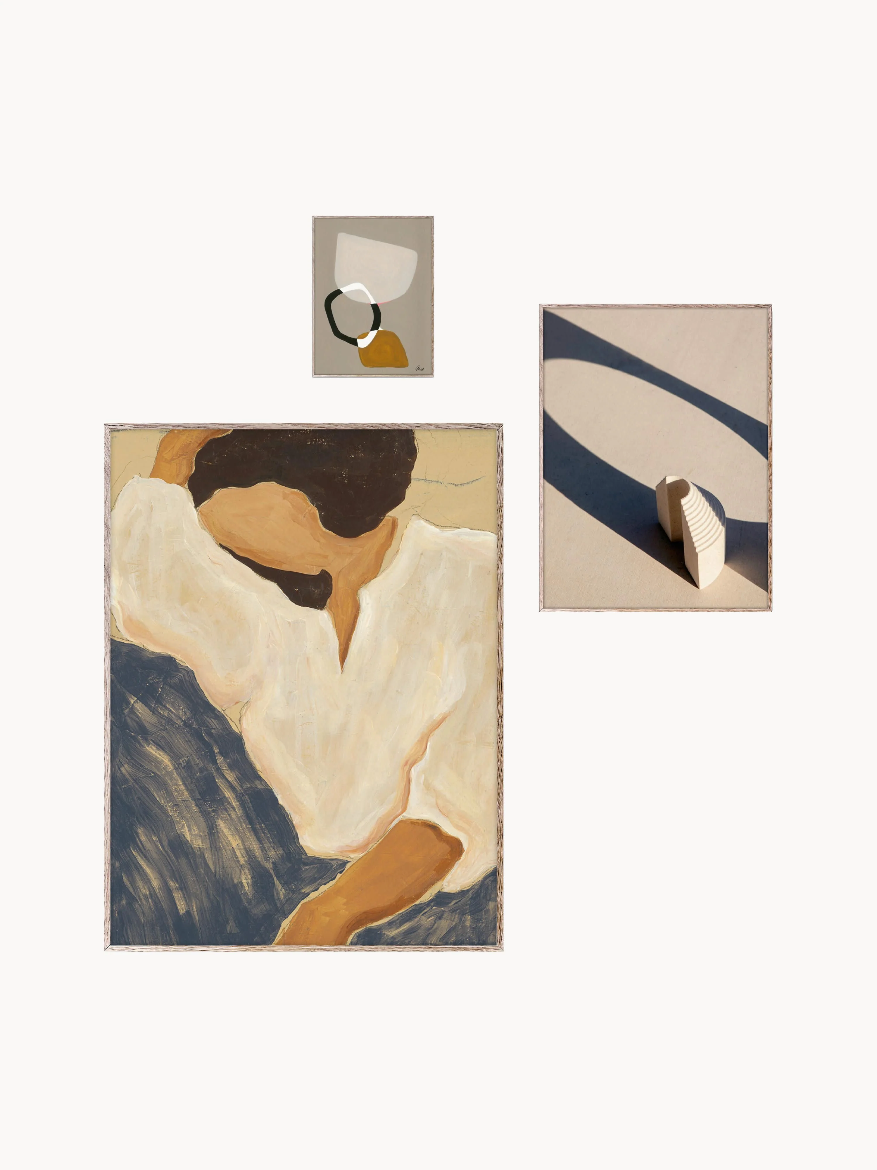 Posters Artwall no. 01 mit Rahmen, 3er-Set