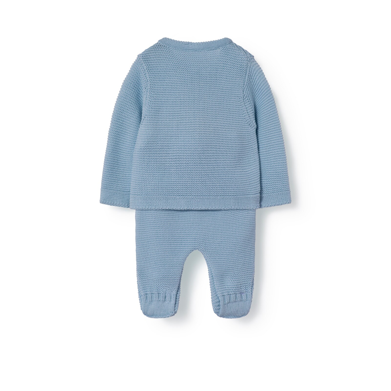 Conjunto de bebé de recién nacido Tricot celeste