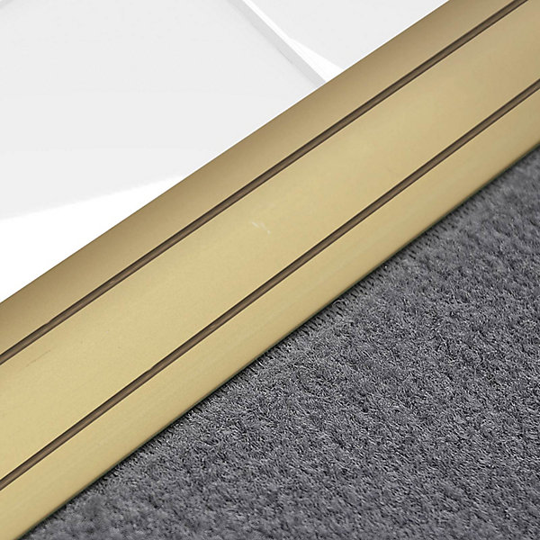 Barre de seuil Firm K132 Forme: C : 36 mm Longueur: 90 cm Autocollant Or