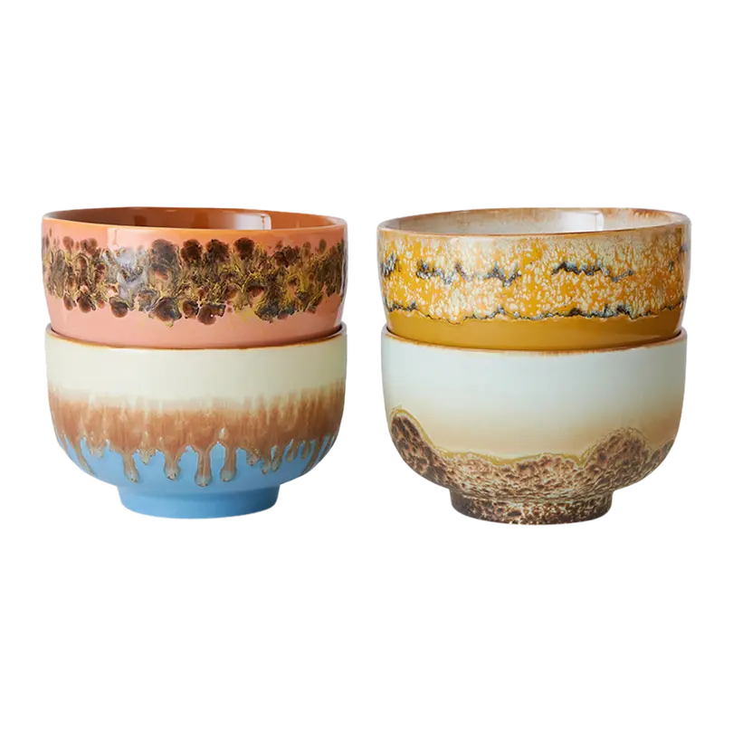 Schalen-Set 4er-Set 70'S