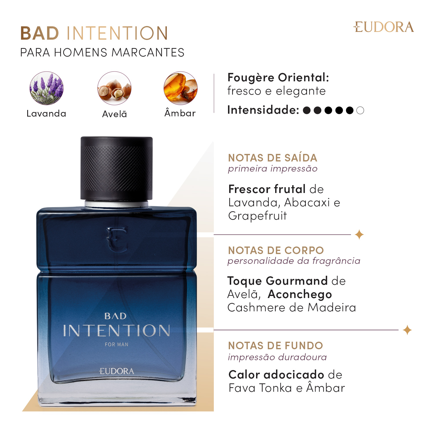 Eudora Bad Intention Desodorante Colônia 100ml