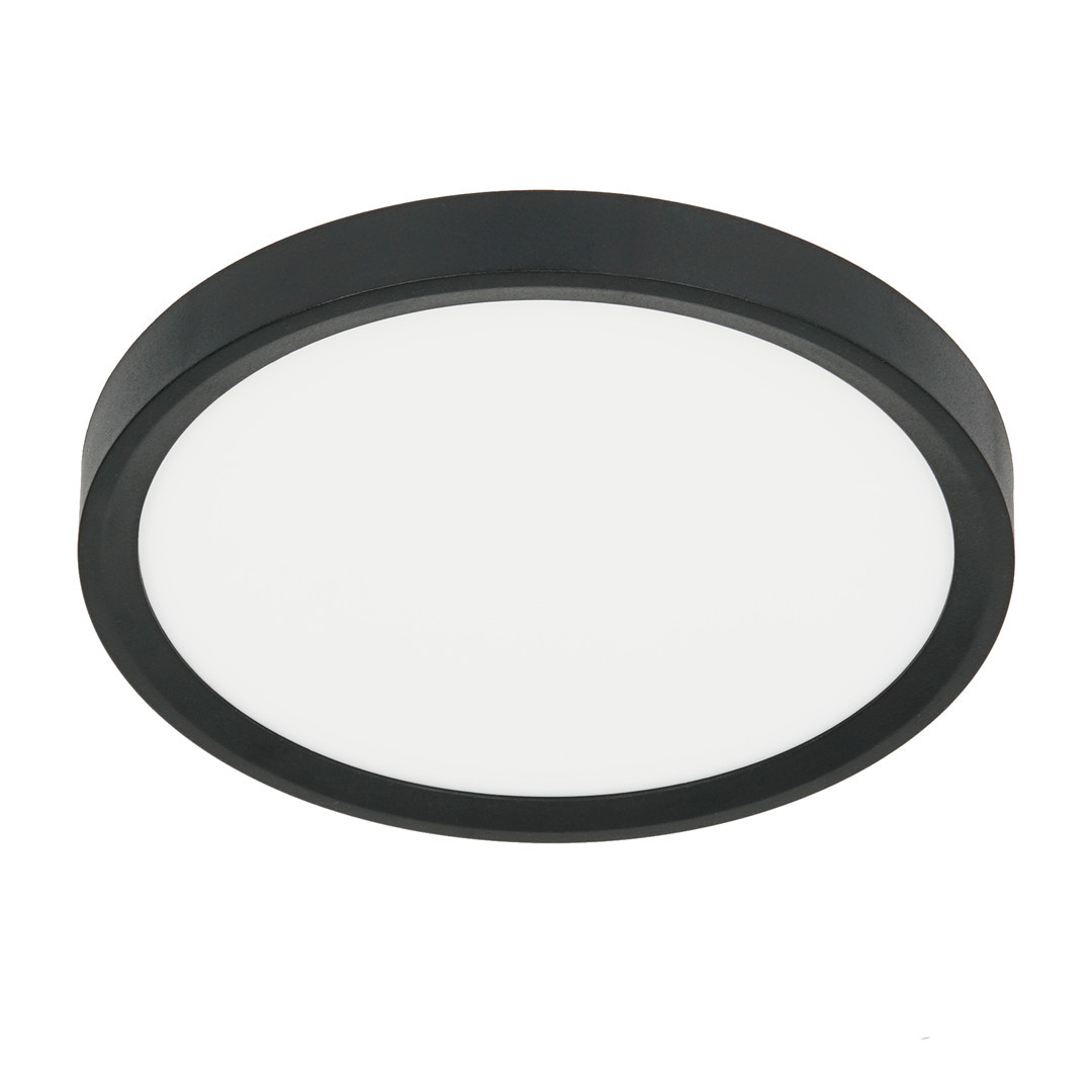 Plafon okrągły czarno-biały LED 1x18W 23cm 1850lm IP40 Milagro