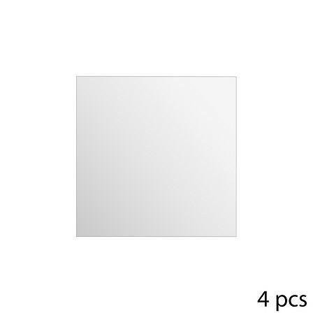 Zestaw 4 luster 20x20 cm Samoprzylepne