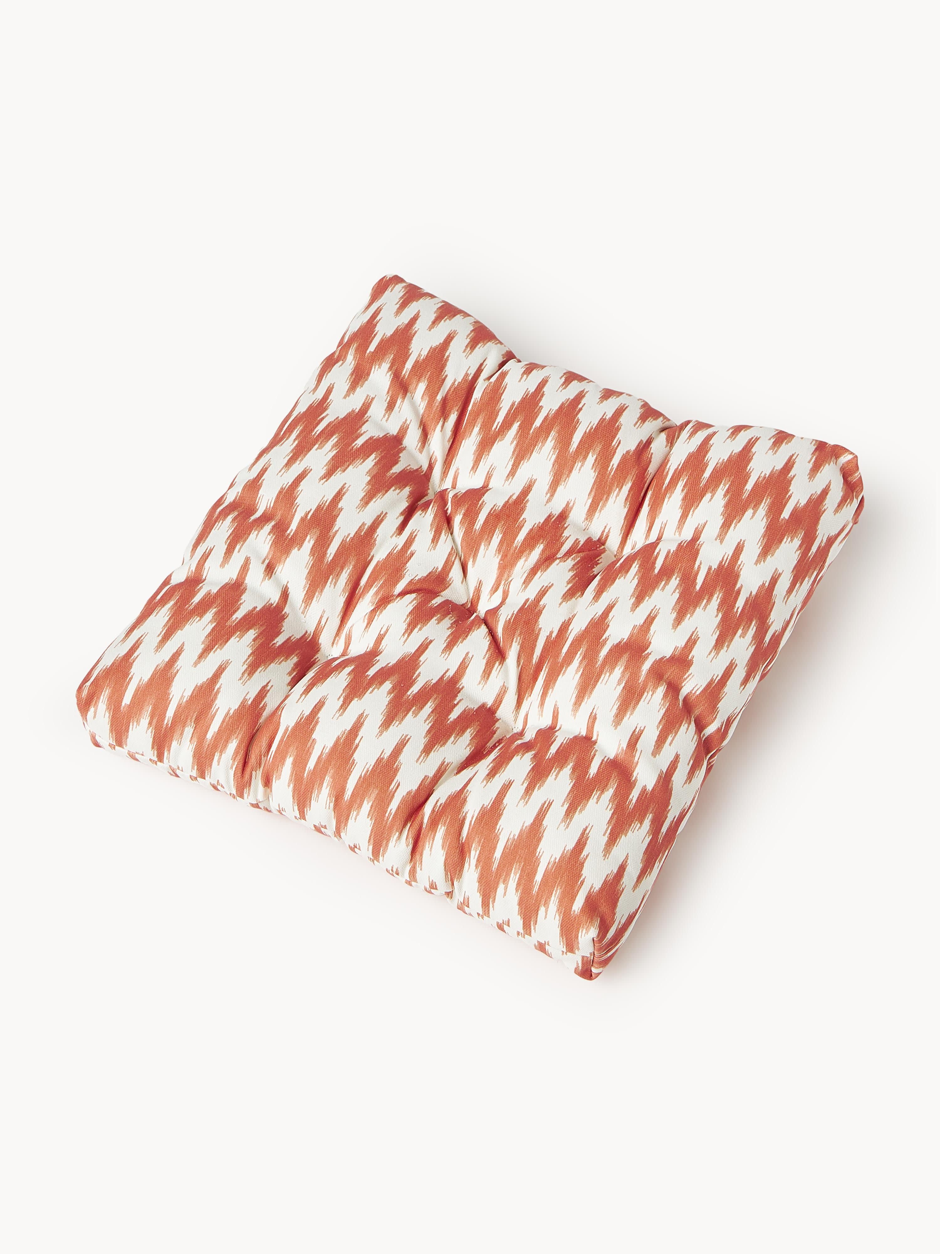 Outdoor-Sitzkissen Maillot mit Ikat Muster
