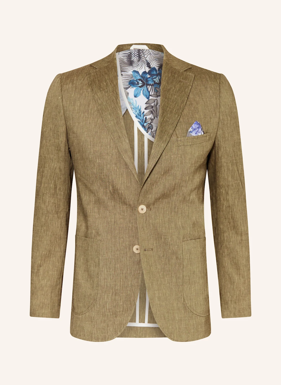 PAUL Anzugsakko Extra Slim Fit mit Leinen
