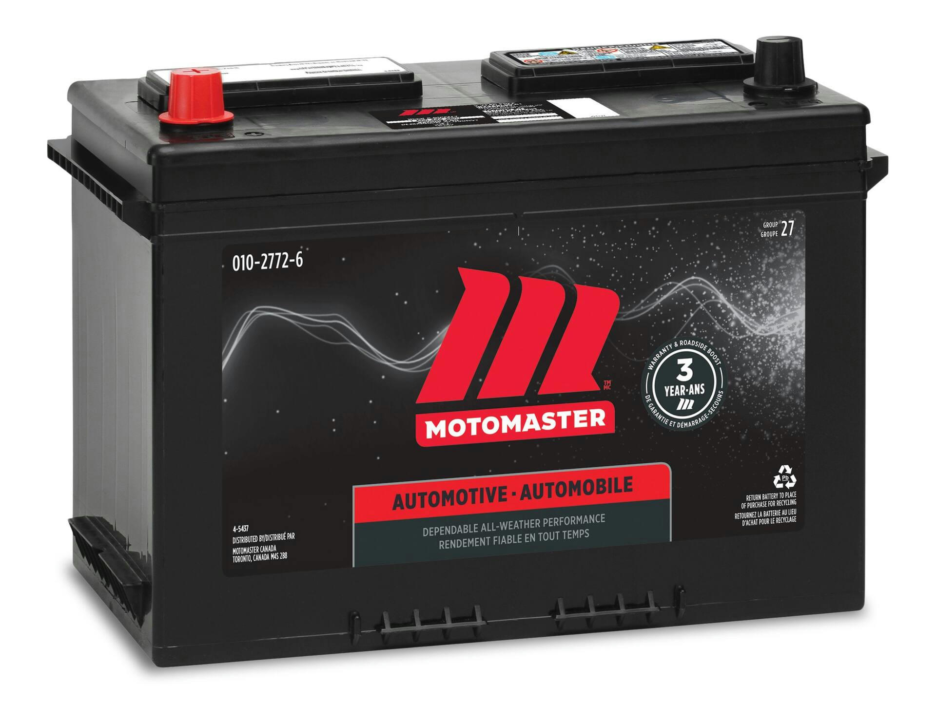 MOTOMASTER Group Size 27 Battery, 710 CCA