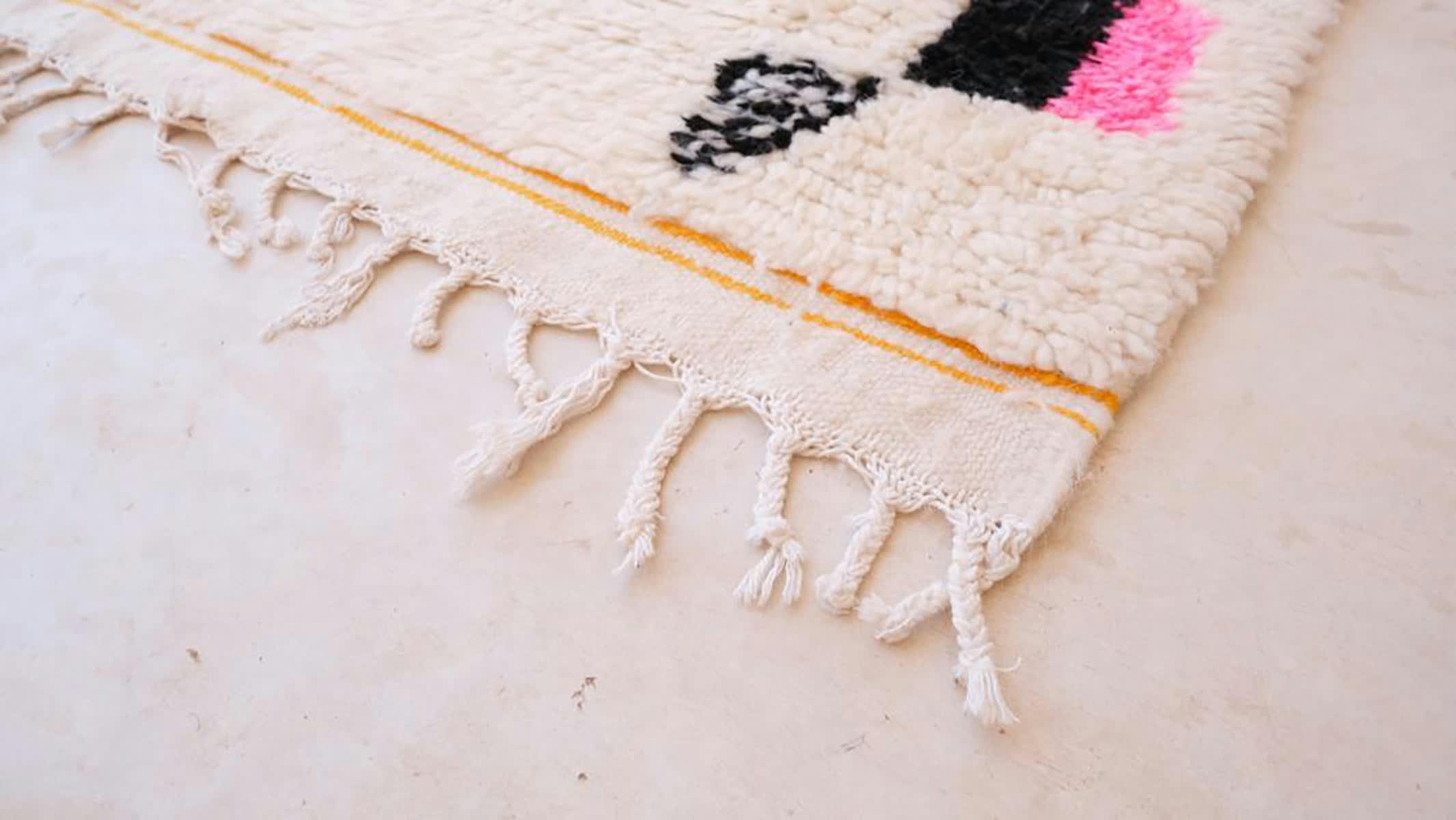 BERBERE - Tapis Berbere marocain pure laine 129x234