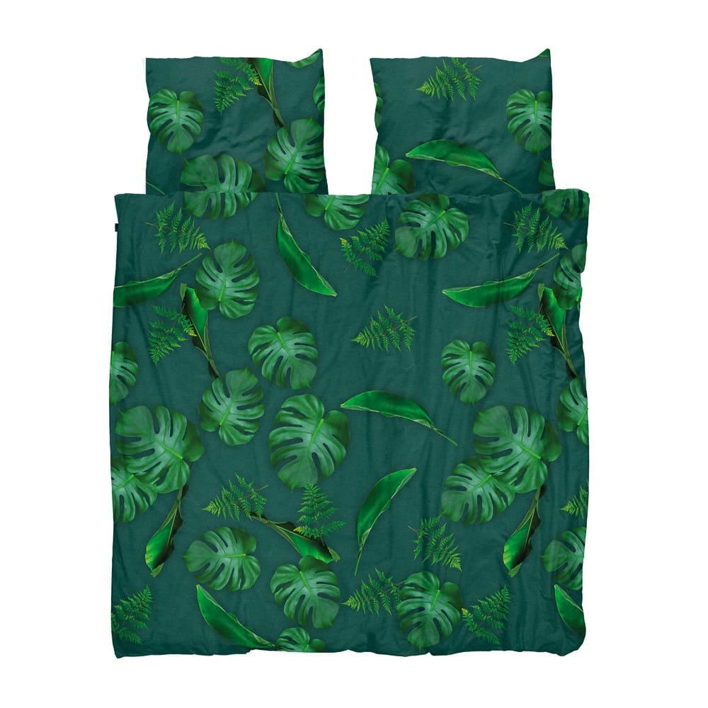 - Parure de lit Green Forest - 2 personnes 240x220 cm vert