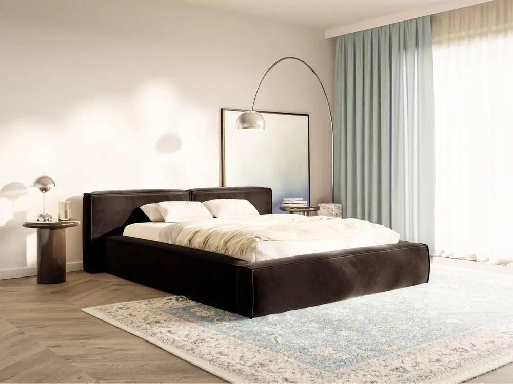 Bedframe Remera laag velvet 160 x 200 cm