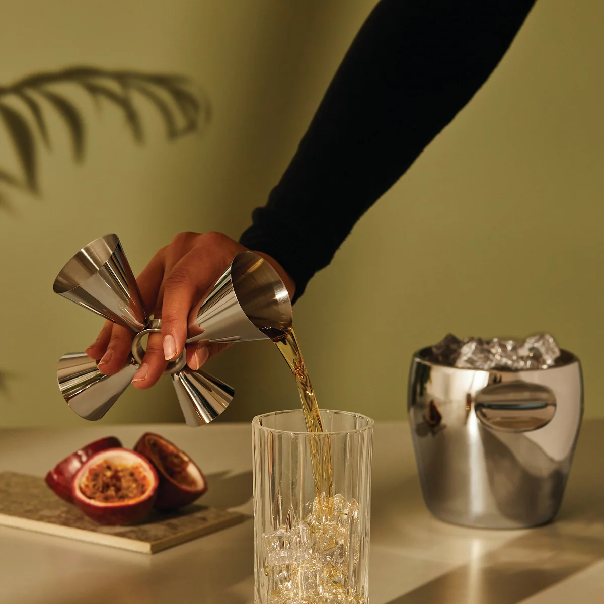 Alessi - The Tending Box Quadri Combo Messbecher, Edelstahl