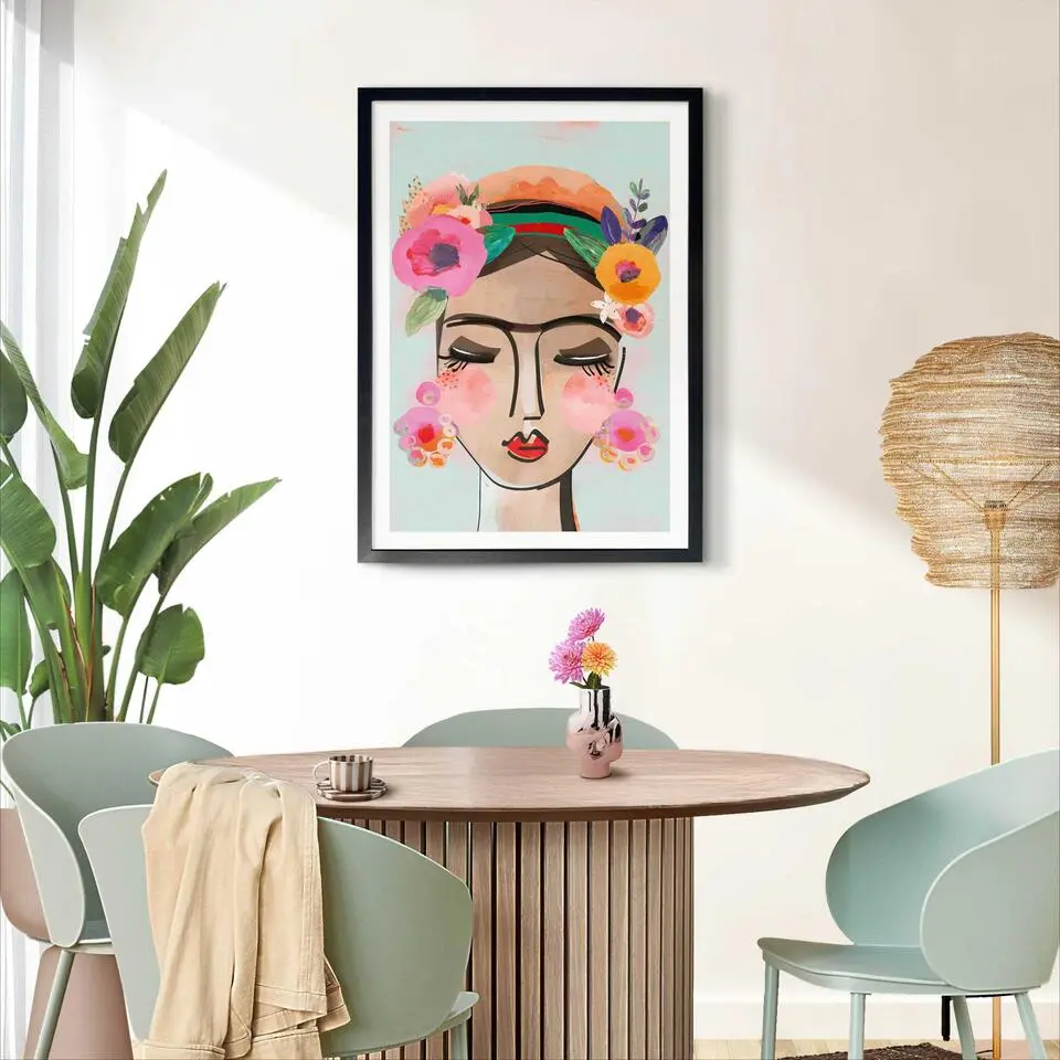 Wissellijst hout Poster 50x70 zwart - 50 x 70 - Zwart