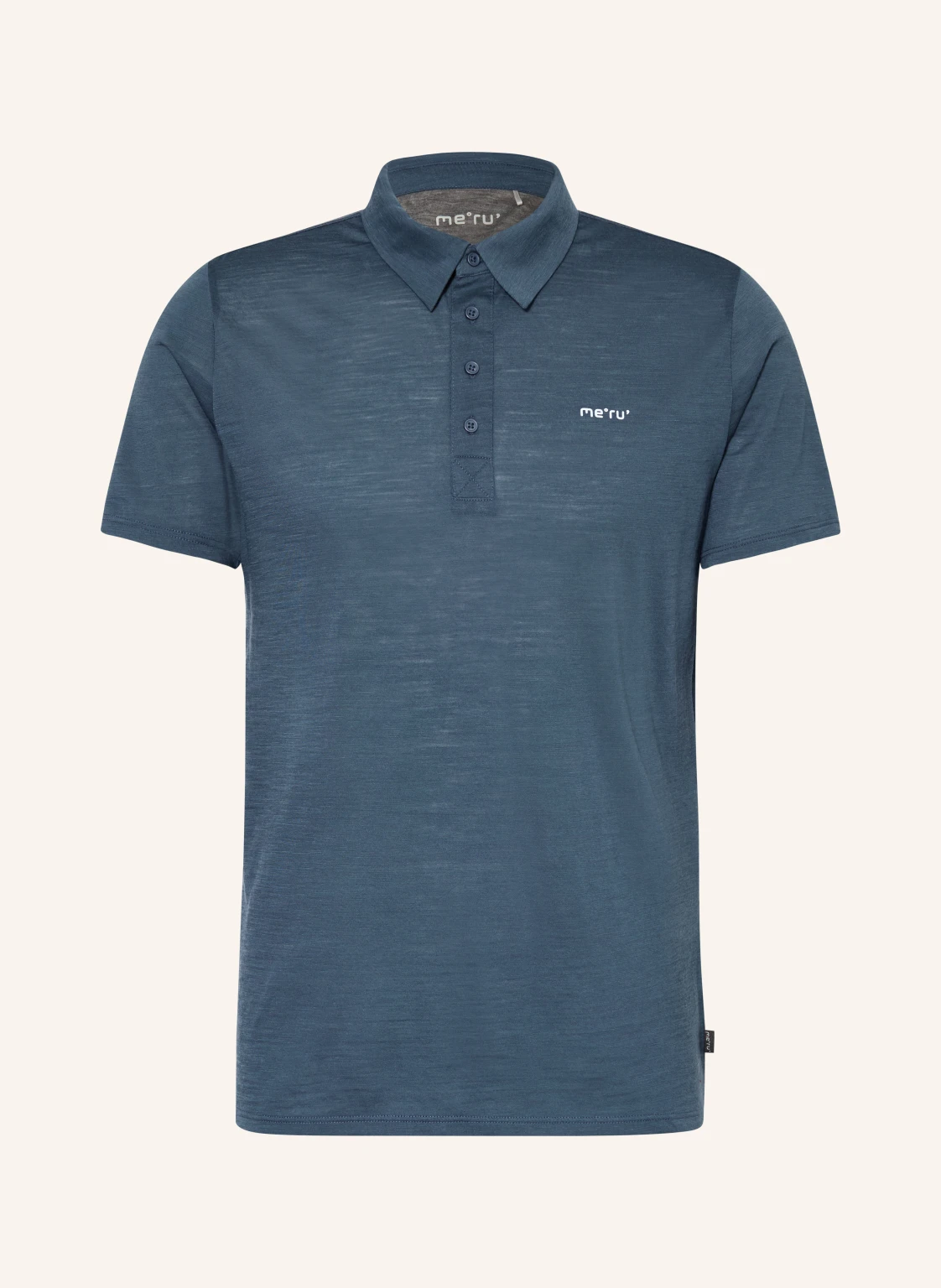 me°ru' Funktions-Poloshirt MONFORTE mit Merinowolle