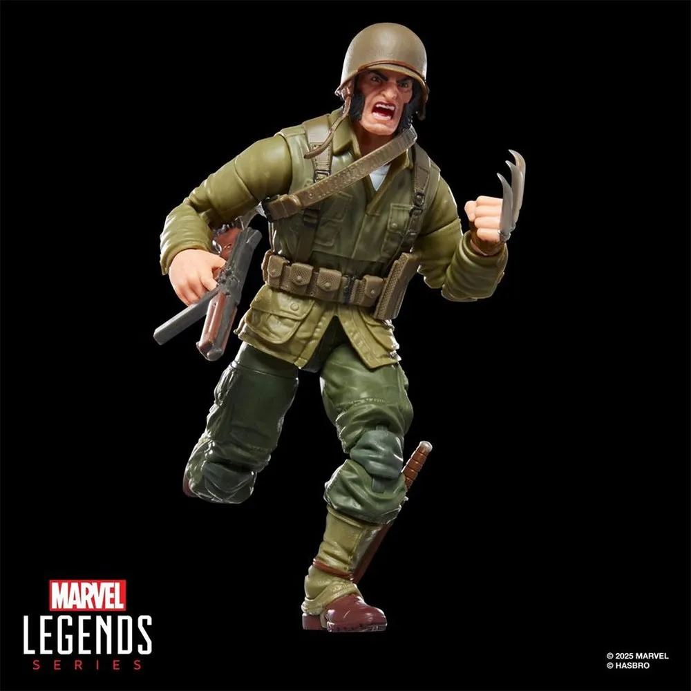 Hasbro Marvel Legends Wolverine WWII Logan figure