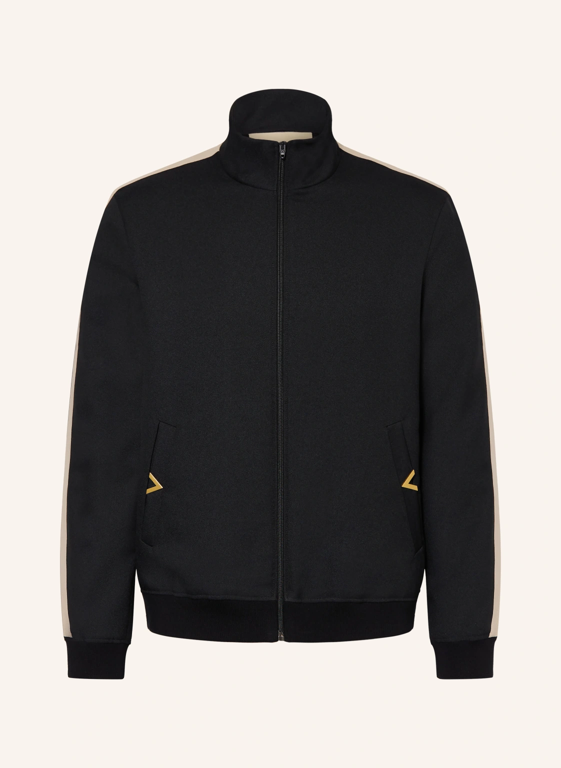 VALENTINO Sweatjacke VGOLD mit Galonstreifen