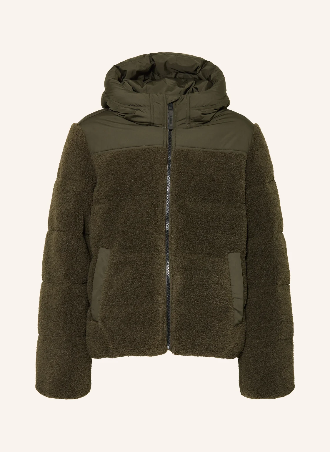 GARCIA Teddyfell-Jacke im Materialmix