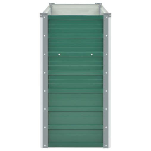 NNEVL Garden Raised Bed Galvanised Steel 100x40x77 cm Green